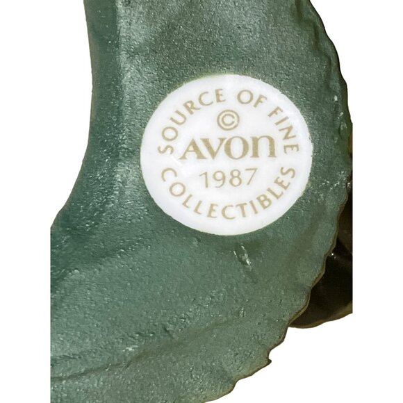 Avon 1987 Seasons Bloom Collection Yellow Rose Porcelain Flower Vintage - Picture 7 of 8